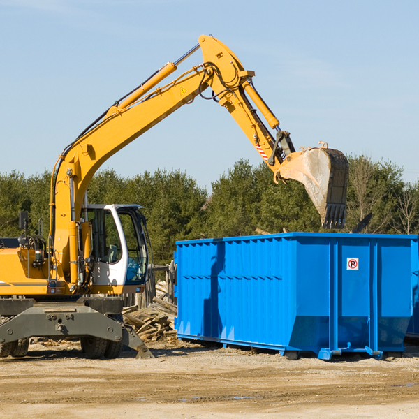 how many times can i have a residential dumpster rental emptied in Mazie Oklahoma